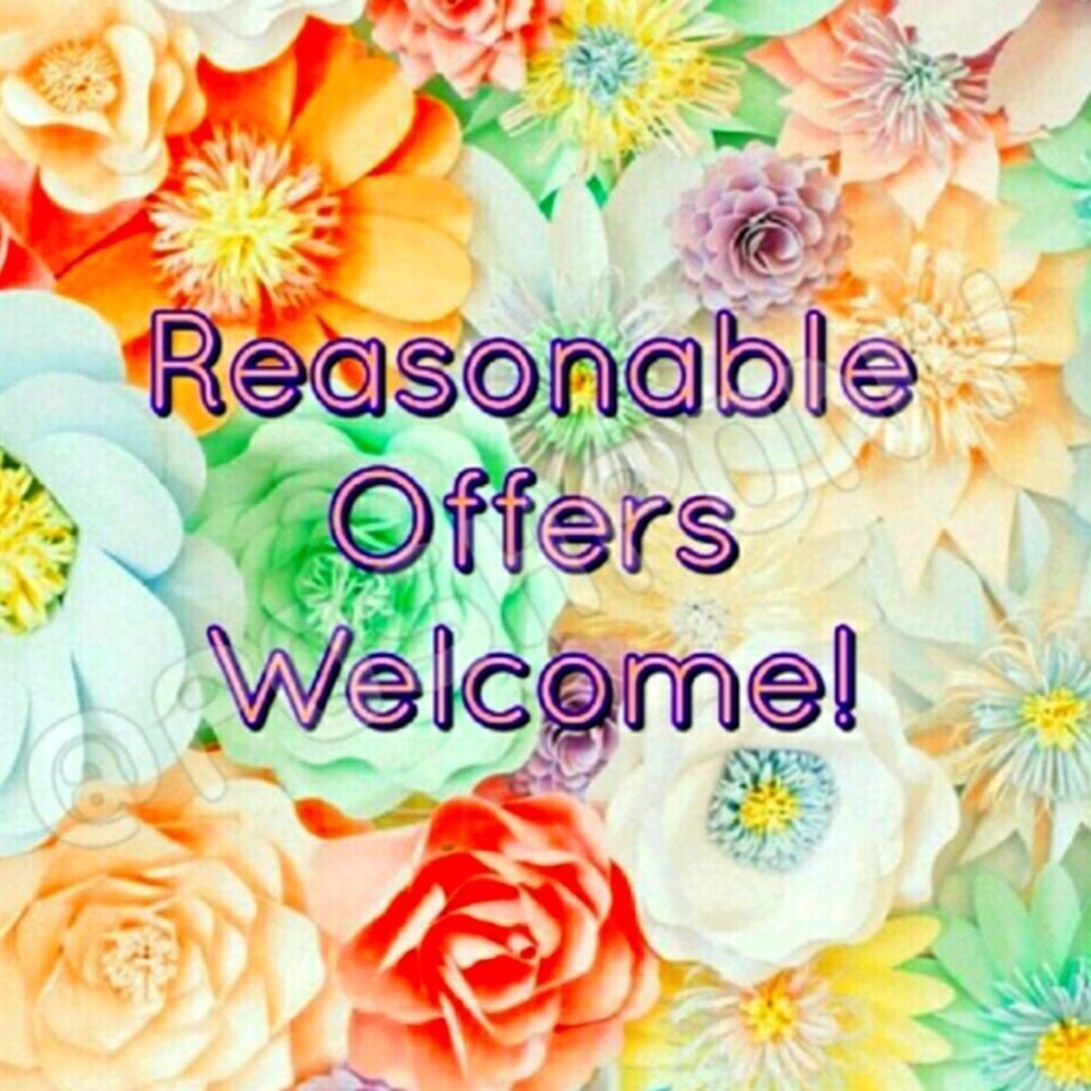 Reasonable offers welcome!!